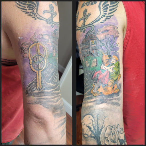 Explore tattoo ideas for last name, creative tattoo ideas in Pittsburg, available at NeonMoon Tattoo