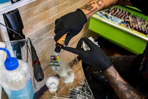 Explore leg sleeve tattoo ideas for men, creative tattoo ideas in Round Rock, available at Legacy Tattoos & Piercing