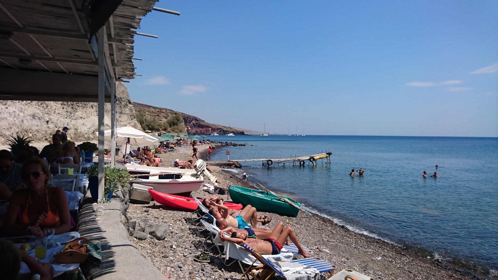 Fotografija Kambia beach z turkizna čista voda površino