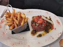 Steak tartare du Restaurant français Chez Bibet à Saint-Bernard - n°3