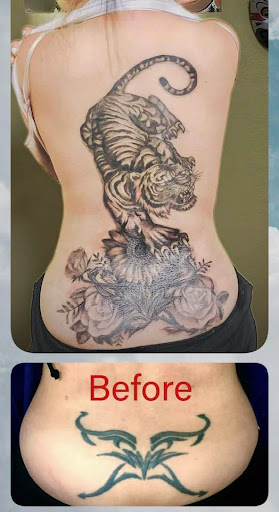 Explore starfish tattoo ideas, creative tattoo ideas in Garden Grove, available at Anna Hang Tattoo