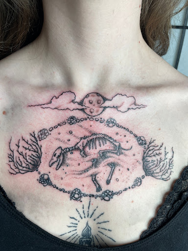 Explore animal crossing tattoo ideas, creative tattoo ideas in Barre, available at HINTERLAND TATTOO