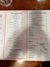 Restaurant italien La Fabuica à Paris (la carte)