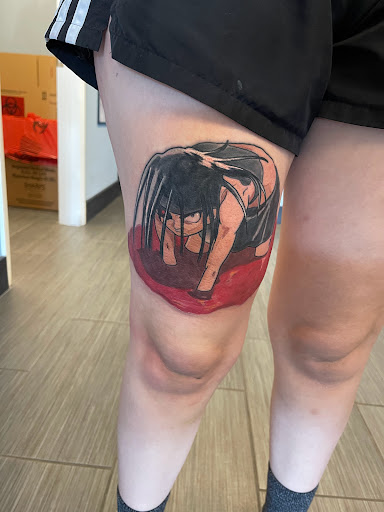 Explore tattoo border ideas, creative tattoo ideas in Palm Harbor, available at Angry Owl Tattoo and Piercing