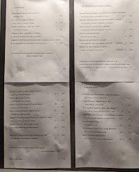 Restaurant italien Lastresa à Stresa (le menu)