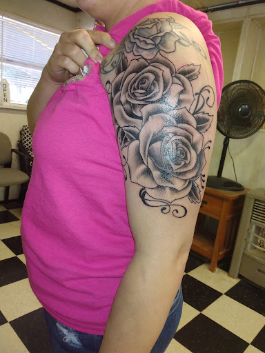 Explore waterfall tattoo ideas, creative tattoo ideas in Graham, available at Tattoo Haus