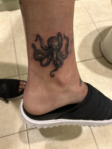 Explore mens chest tattoos ideas, creative tattoo ideas in Gulfport, available at Abduction Ink Studio