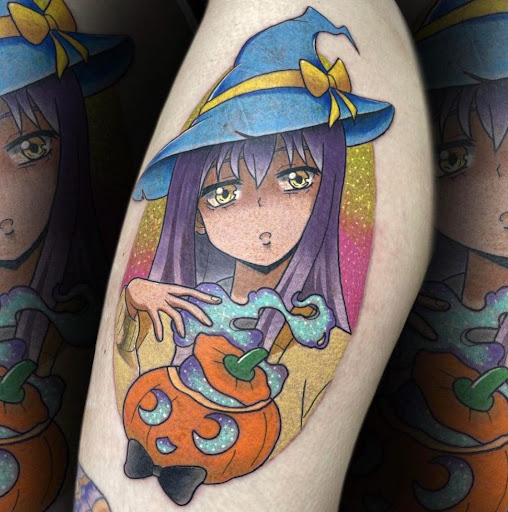 Explore mens back shoulder tattoo ideas, creative tattoo ideas in East Greenbush, available at Bloodmoon Collective Tattoo & Fine Art