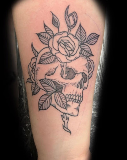 Explore katana tattoo ideas, creative tattoo ideas in Peckville, available at Silver Fox Tattoos