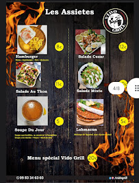 Restaurant de viande Vido Grill à Vidauban (la carte)