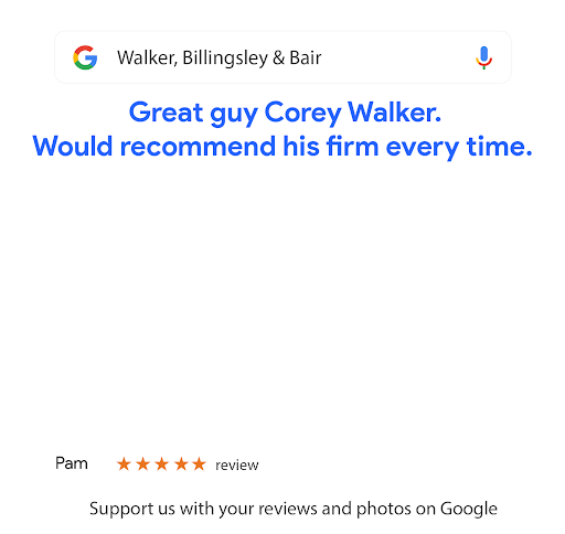 General Practice Attorney «Walker, Billingsley & Bair», reviews and photos