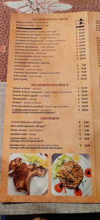 La Ruota à Rome menu