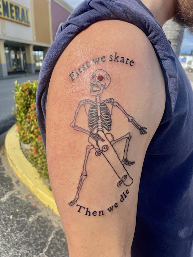 Explore arm tattoos for women ideas, creative tattoo ideas in Cocoa, available at Rorschach Tattoo Shop and Piercing Studio