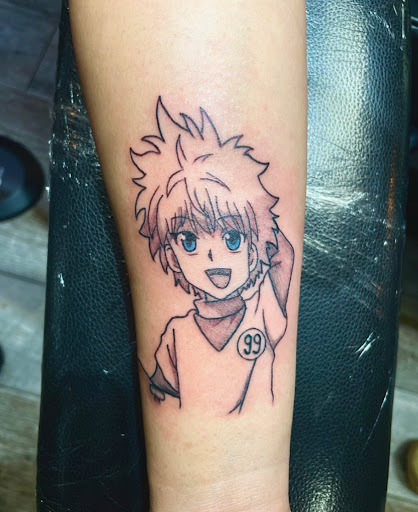 Explore frenchie tattoo ideas, creative tattoo ideas in El Paso, available at American Tattoo Society of Ft Bliss