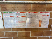 Carte du Sinop Kebab à Lalevade-d'Ardèche