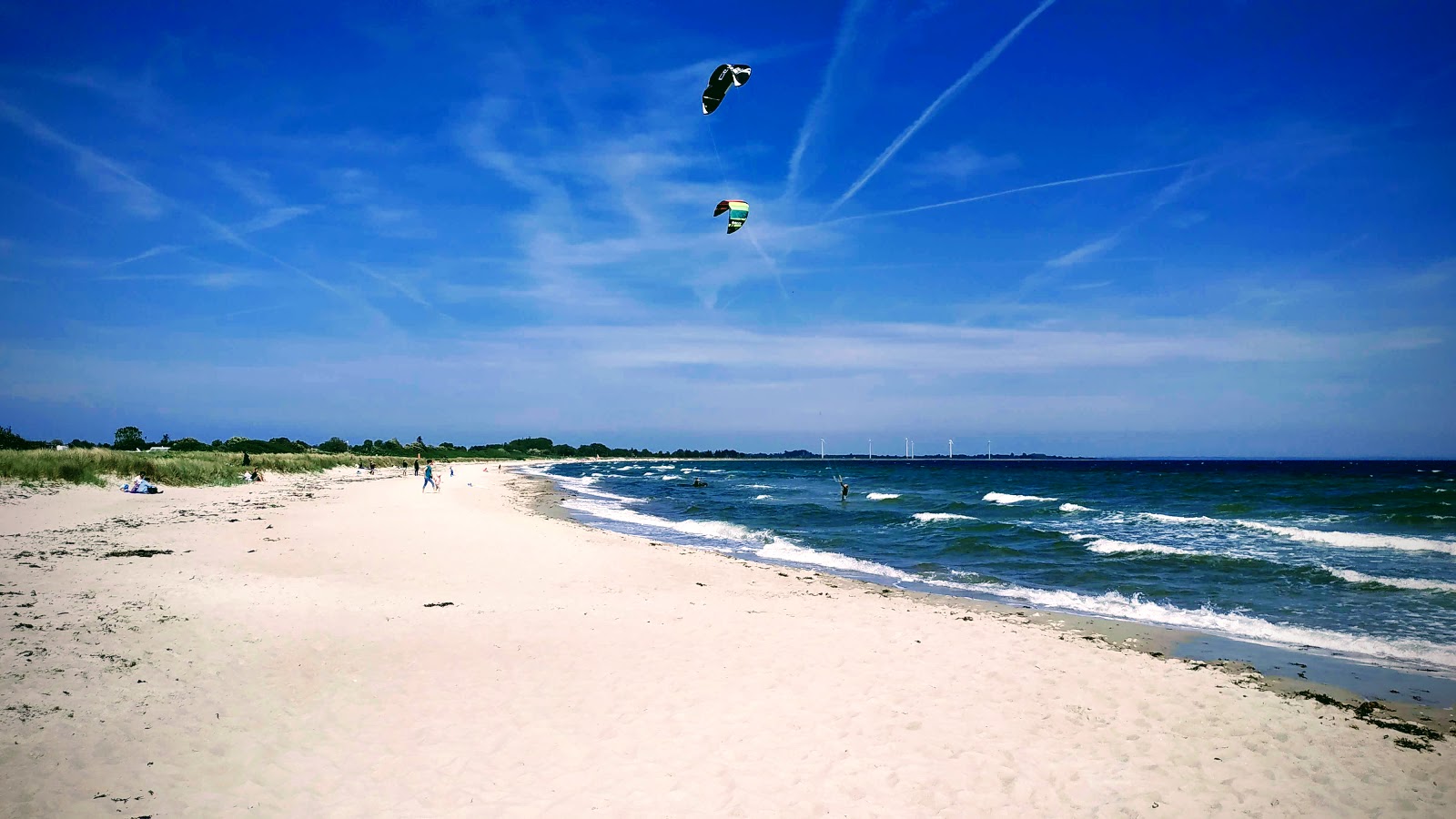 Photo de Skovmose strand avec un niveau de propreté de très propre
