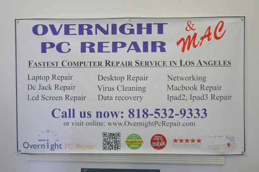 Computer Repair Service «Overnight PC & MAC Repair», reviews and photos, 22941 Ventura Blvd, Woodland Hills, CA 91364, USA