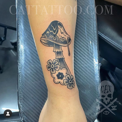 Explore hysterectomy tattoo ideas, creative tattoo ideas in Addison, available at Cat Tattoo