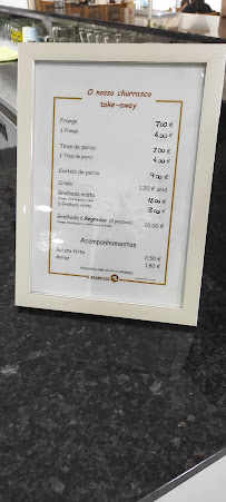 O Regresso em Cabeceiras de Basto menu n° 1