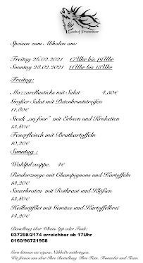 Gasthof Promnitzer à Oelsnitz/Erzgebirge menu