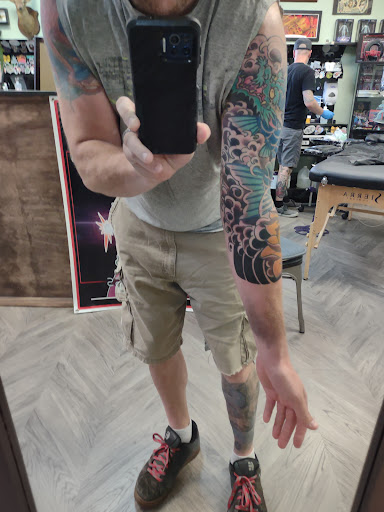 Explore elephant tattoo ideas for men, creative tattoo ideas in Bethlehem, available at Raygun Samurai Tattoo