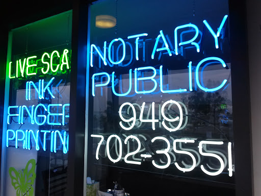 Notary Public «Notary Plus Mobile Service & Fingerprinting», reviews and photos, 3848 Campus Dr Suite 203, Newport Beach, CA 92660, USA