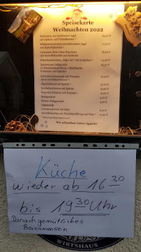Menu / carte de Spatzennest à Wüstenrot