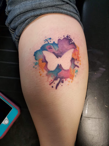 Explore lady and the tramp tattoo ideas, creative tattoo ideas in Osceola, available at Crowned Raven Tattoo Inc.