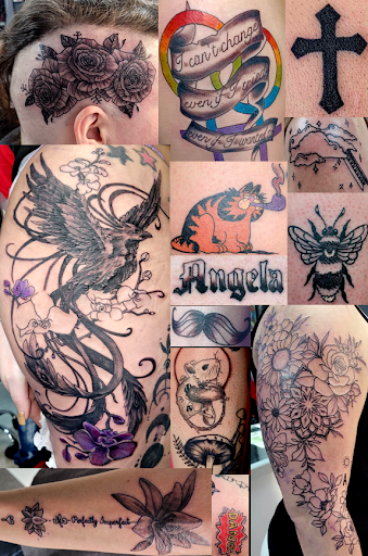 Explore half sleeve tattoo ideas black and grey, creative tattoo ideas in London, available at Distinction Tattoo Studio