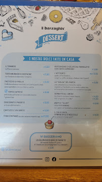 Il Barzaghin à Brenna menu