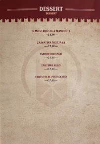 Menu / carte de Osteria del borgo à Savoca