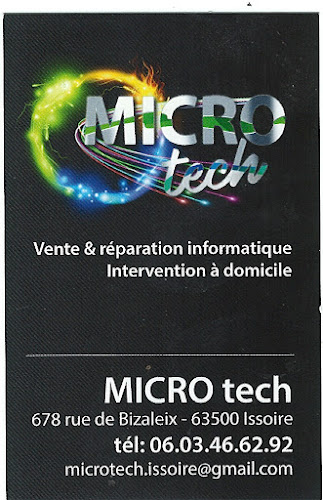 Magasin d'informatique Microtech63 Issoire