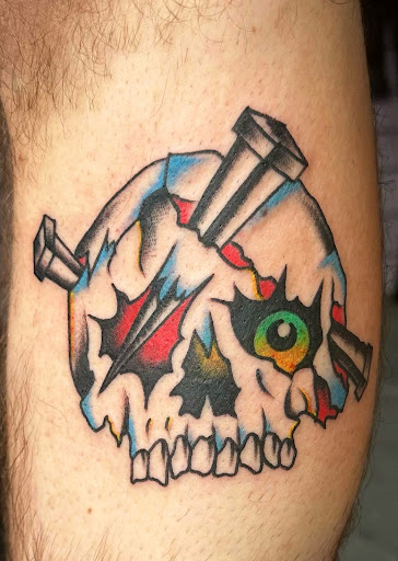 Explore black and white voodoo/ragdoll broken heart tattoo ideas, creative tattoo ideas in Saint Augustine, available at Ms. Deborahs Fountain of Youth Tattoo & Body Piercing