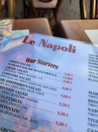 Le Napoli à Annecy menu