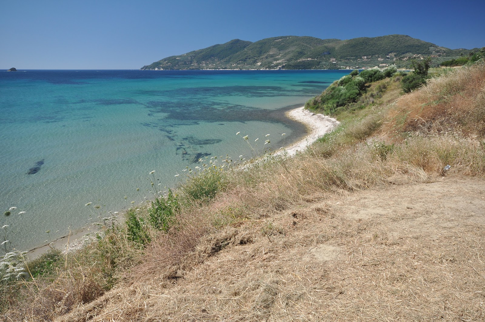 Foto van Agios Sostis beach II met hoog niveau van netheid