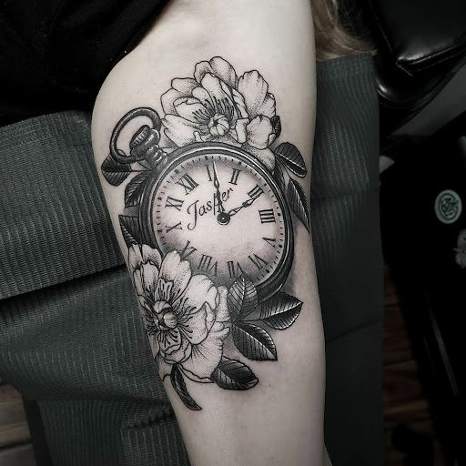 Explore university of michigan tattoo ideas, creative tattoo ideas in Calhoun, available at A Sailors Grave Tattoo Parlor