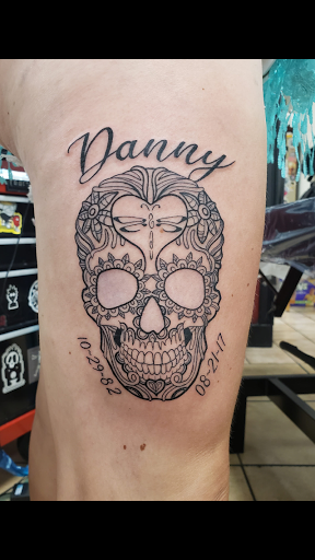 Explore la dodgers tattoo ideas, creative tattoo ideas in Tampa, available at Angel Tattoo