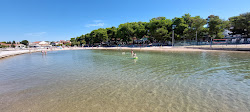 Foto von Male Vrulje Beach mit eine gerade küstenlinie