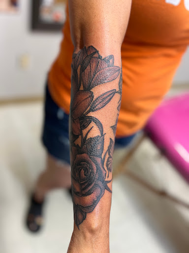Explore shading ideas for sleeve tattoos, creative tattoo ideas in Loganville, available at Not Of This World Tattoo & Piercing