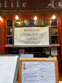 Menu du Restaurant La Petite Auberge à Rouen
