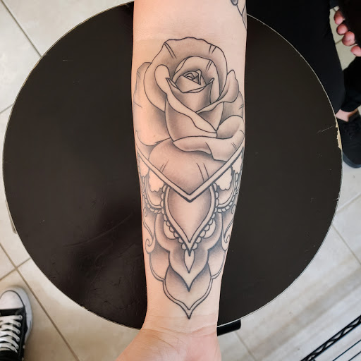 Explore motionless in white tattoo ideas, creative tattoo ideas in Clearwater Beach, available at Psychotic Ink