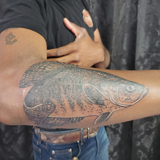 Explore simple motorcycle tattoo ideas, creative tattoo ideas in Mebane, available at The Cardinal Skin Art & Gallery