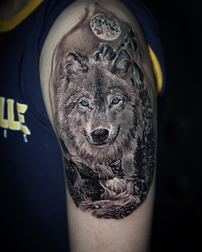 Find leg tattoo ideas for guys for your next unique tattoo in North Brunswick at Orpheus Tattoo Studio