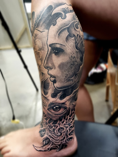 Explore jack of all trades tattoo ideas, creative tattoo ideas in Dallas, available at Change of Tides Tattoo