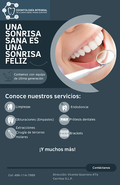 Odontología Integral Dr. E. Abdiel Pesina Quintero