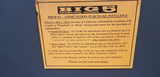 Sporting Goods Store «Big 5 Sporting Goods», reviews and photos, 705 E Birch St, Brea, CA 92821, USA