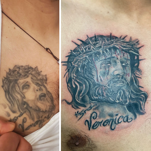 Explore hufflepuff tattoo ideas, creative tattoo ideas in Aurora, available at Ronin Tattoo Studio INC