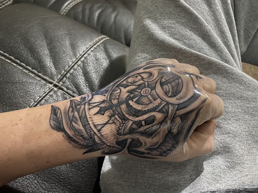 Explore grave tattoo ideas, creative tattoo ideas in Ocala, available at Lone Wolf Tattoo