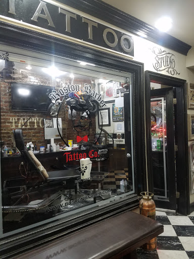Explore group of 4 tattoo ideas, creative tattoo ideas in Boston, available at Boston Barber & Tattoo Co.