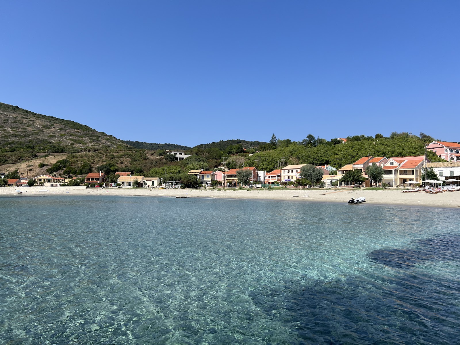 Foto von Ammos Beach mit lange, gerade küste